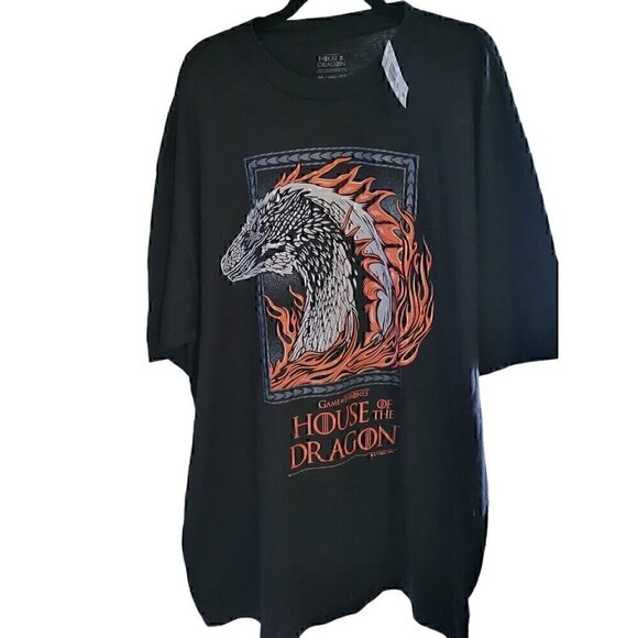 Game of Thrones: House of the Dragon Fire Dragon T-Shirt Men's Size 4XL NWT - Picture 3 of 7